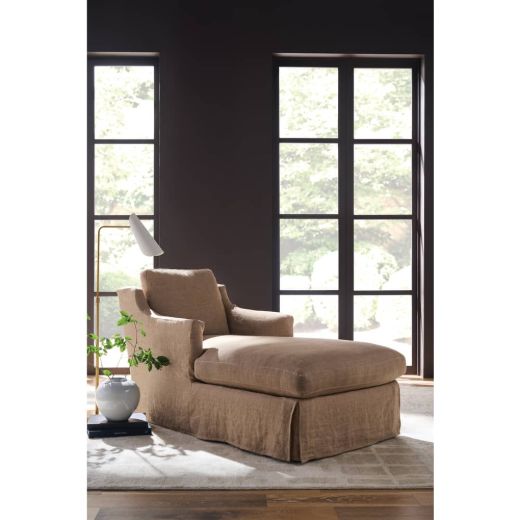 Picture of Madeline Slipcovered Chaise Chair